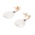 Gold-accented cultured pearl dangle earrings, 'Baroque Luxe' - Gold-Accented Dangle Earrings with Cultured Baroque Pearls