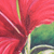 'Hibiscus Flower' - Pintura de flor de hibisco realista acrílica ecológica