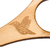 Seitenhalter aus Holz - Handgefertigter Seitenhalter aus Kiefernholz mit tropischem Kolibri-Motiv