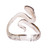 Sterling silver wrap ring, ' Serpentine Elegance' - Polished Snake-Shaped Adjustable Sterling Silver Wrap Ring