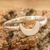 Sterling silver band ring, 'Dazzling Night' - High-Polished Moon-Themed Sterling Silver Band Ring (image 2b) thumbail