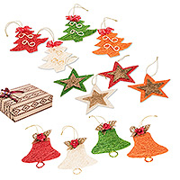 Set de regalo curado, 'Navidad ecológica' - Set de regalo curado con temática navideña, hecho a mano y ecológico