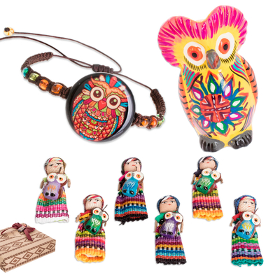 Guatemalan Worry Dolls (Set of 6), Guatemalan Gifts