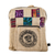 Natural fiber backpack, 'Timeless Journey' - Handmade Screen-Printed Maya Calendar Jute Fiber Backpack