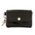 Recycled leather coin purse, 'Comfortable Prosperity' - Eco-Friendly Black Leather Coin Purse with Snap Closure