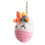 Llavero de ganchillo - Llavero colorido de unicornio tejido a ganchillo en estilo Amigurumi