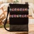 Leather-accented cotton sling, 'Avian Night' - Bird-Themed Leather-Accented Cotton Sling Bag in Black