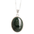 Reversible jade pendant necklace, 'National Icon' - Reversible Silver Green Jade Maya-Themed Pendant Necklace thumbail