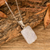 Reversible jade pendant necklace, 'Ajpu' - Reversible Silver Necklace with Faceted Lilac Jade Pendant (image 2) thumbail