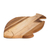 Wood cheese board, 'Oceanic Ambrosia' - Hand-Carved Fish-Shaped Teak Wood Cheese Board