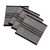 Cotton coasters, 'Luxurious Entertaining' (set of 4) - Set of 4 Handwoven Striped Grey Black White Cotton Coasters