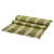 Cotton table runner, 'Olive Ways to Delight' - Handloomed Striped Olive Cotton Fringed Table Runner