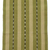 Cotton table runner, 'Olive Ways to Delight' - Handloomed Striped Olive Cotton Fringed Table Runner