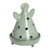 Ceramic incense holder, 'Angel in Nature' - Angel-Shaped Honduran Ceramic Incense Holder in Green