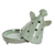 Ceramic incense holder, 'Angel in Nature' - Angel-Shaped Honduran Ceramic Incense Holder in Green