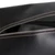 Leather cosmetic bag, 'Urban Elegance' - Handcrafted Leather Cosmetic Bag in Black Red and Grey