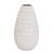 Ceramic vase, 'Artisanal Elegance in Grey' - Hand-Painted Modern Ceramic Vase in Ivory and Grey