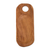 Wood serving board, 'Natural Allure' - Handmade Wood Charcuterie Serving Board with Natural Finish