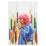 'Mayan Ritual' (2014) - Expressionist Oil and Liquid Glass Painting from Guatemala