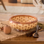 Mahogany and palo blanco wood salad serving set, 'Tasty Delights' - Tropical Eco-Friendly Reclaimed Wood Salad Serving Set