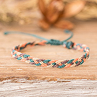 Macrame wristband bracelet, Cosmic Dazzle