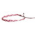 Macrame wristband bracelet, 'Pink Tenderness' - Adjustable Macrame Pink Purple Grey Wristband Bracelet