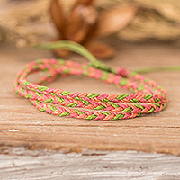 Macrame wrap bracelet, Versatile Vibrancy