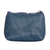 Handmade coin purse, 'Cyan Occasion' - Handcrafted Zippered Cyan Blue Coin Purse from Costa Rica