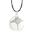 Sterling silver and jade pendant necklace, 'Resilient Joy' - Ray-Themed Sterling Silver and Green Jade Pendant Necklace