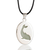 Sterling silver and jade pendant necklace, 'Spirited Peace' - Polished Sterling Silver and Jade Dolphin Pendant Necklace