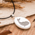 Sterling silver and jade pendant necklace, 'Spirited Peace' - Polished Sterling Silver and Jade Dolphin Pendant Necklace