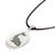 Sterling silver and jade pendant necklace, 'Spirited Peace' - Polished Sterling Silver and Jade Dolphin Pendant Necklace