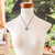 Collar colgante de plata de primera ley y jade - Collar colgante de tiburón de jade verde claro hecho en Guatemala