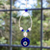 Crystal and glass beaded suncatcher, 'Cosmic Puissance' - Classic Nazar-Themed Blue Crystal and Glass Bead Suncatcher