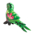 Wood figurine, 'Icon of Guatemala' - Hand-Painted Wooden Figurine of Guatemalan Quetzal Bird