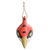 Wood mask, 'Whimsical Woodpecker' - Woodpecker-Themed Hand-Carved and Painted Wood Wall Mask