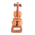 Mahogany home accent, 'Sweet Sound' - Violin Home Accent Carved from Sustainable Mahogany Wood
