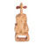 Mahogany home accent, 'Sweet Sound' - Violin Home Accent Carved from Sustainable Mahogany Wood