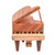 Mahogany home accent, 'Keys of Harmony' - Sustainable Mahogany Wood-Carved Piano Decorative Accent