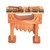 Mahogany home accent, 'Tropical Rythm' - Hand-Carved Eco-Friendly Mahogany Wood Marimba Home Accent