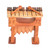 Mahogany home accent, 'Tropical Rythm' - Hand-Carved Eco-Friendly Mahogany Wood Marimba Home Accent