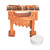 Mahogany home accent, 'Tropical Rythm' - Hand-Carved Eco-Friendly Mahogany Wood Marimba Home Accent