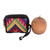 Cotton coin purse, 'Elegant Versatility' - Hand-Woven Cotton Coin Purse Inspired by Guatemalan Textiles