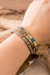 Beaded wrap bracelet, 'Fertile Land' - Colorful Beaded Wrap Bracelet Hand-Woven in Guatemala