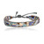 Beaded wristband bracelet, 'Soft Symphony' - Bohemian Beaded Wristband Bracelet Hand-Loomed in Guatemala