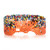 Pulsera de cuentas - Pulsera De Pulsera Con Cuentas Hechas A Mano De Naranja