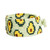 Beaded wristband bracelet, 'Amazing Avocado' - Avocado-Themed Handcrafted Wide Beaded Wristband Bracelet