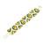Beaded wristband bracelet, 'Amazing Avocado' - Avocado-Themed Handcrafted Wide Beaded Wristband Bracelet