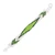 Beaded wristband bracelet, 'Evergreen Harmony' - Adjustable Glass Beaded Wristband Bracelet in Green Hues