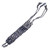 Macrame wristband bracelet, 'Grey Jewel' - Artisan-Made Folk Art-Themed Grey Macrame Wristband Bracelet